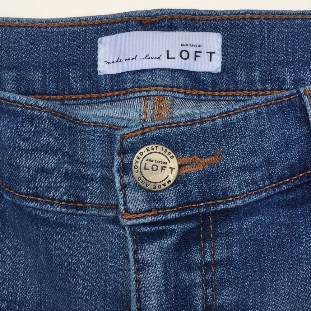 Loft Skinny Crop Stretch Midrise Inseam 27.5 in. - Picture 2 of 6